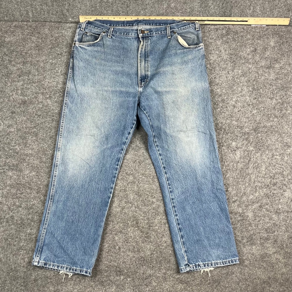 Dickies Jeans Mens Size 42x30 Blue Regular Fit Straight Leg Medium Wash‎ Denim